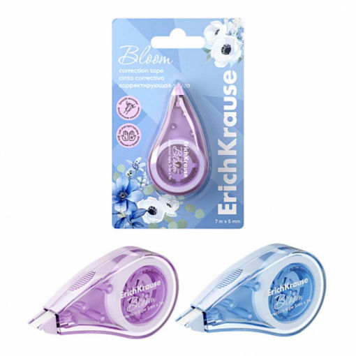 Picture of EK CORRECTION TAPE PASTEL BLOOM 5MM X 7M - SUITABLE LEFT HAN